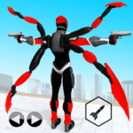 Black Spider Rope SuperHero MOD APKs 56 (Unlimited Coins)