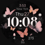 Butterfly Digital Watch Face MOD APKs 1.0.0 Premium